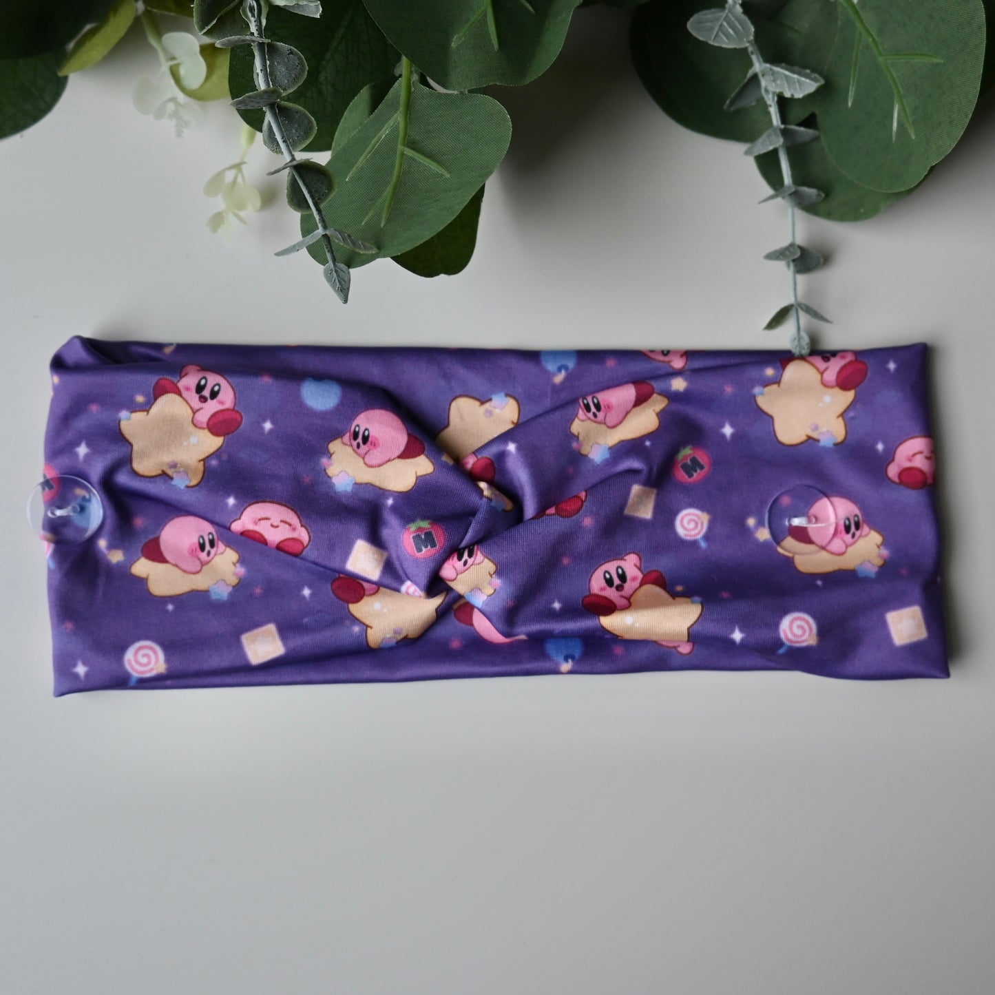 KIRBY - FLYING WITH STARS THEMED HEADBAND