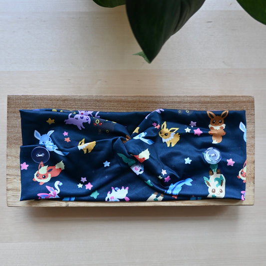 POKEMON - EEVEELUTIONS DARK BLUE THEMED HEADBAND
