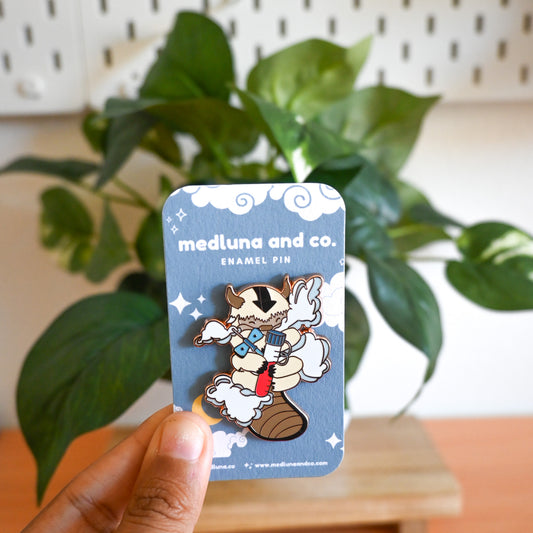 APPA WITH BLOOD TUBE ENAMEL PIN