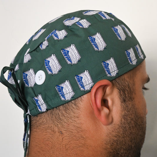 ATTACK ON TITAN - EMBLEM SATIN LINED REGULAR SCRUB CAP