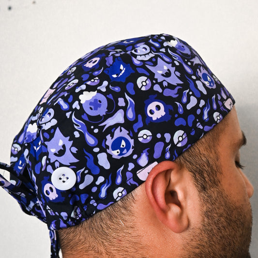 POKEMON - GHOST TYPE POKEMON SATIN LINED REGULAR SCRUB CAP