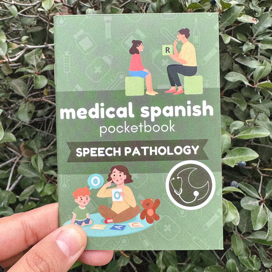 SPEECH PATHOLOGY MEDICAL SPANISH POCKETBOOK