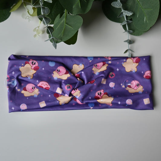 KIRBY - FLYING WITH STARS THEMED HEADBAND