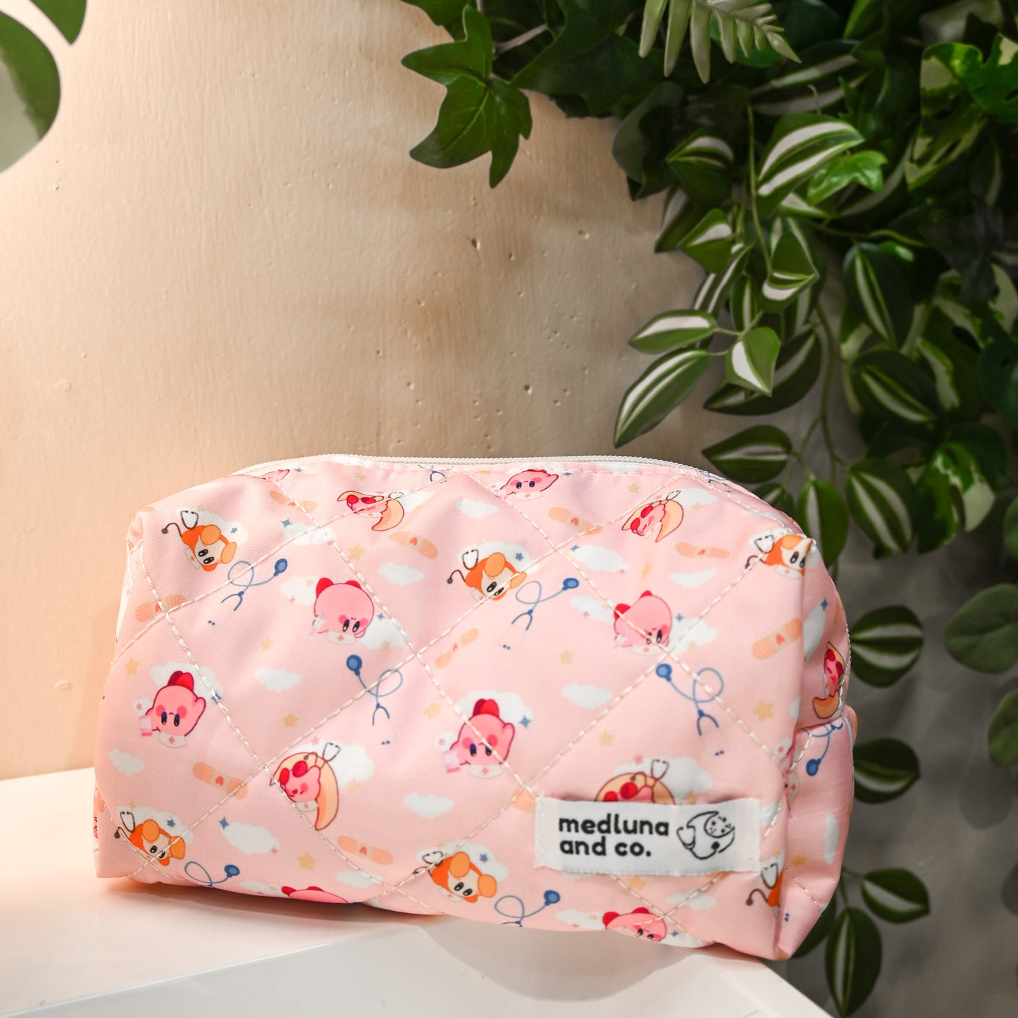 KIRBY - MEDICAL THEMED LARGE MAKEUP BAG