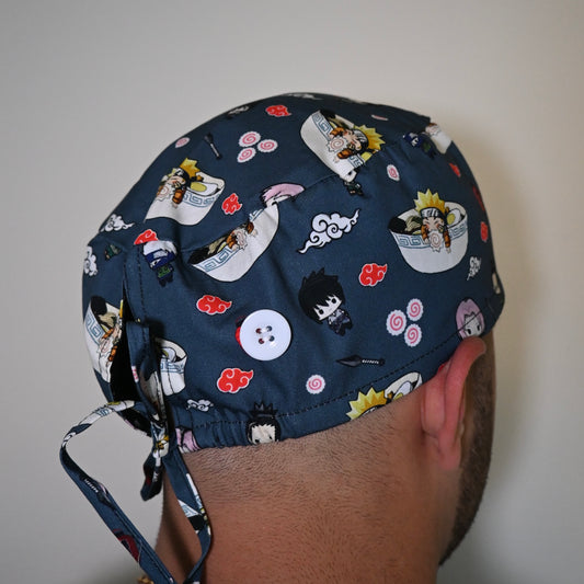 NARUTO - ALL CHARACTERS THEMED SATIN LINED REGULAR SCRUB CAP