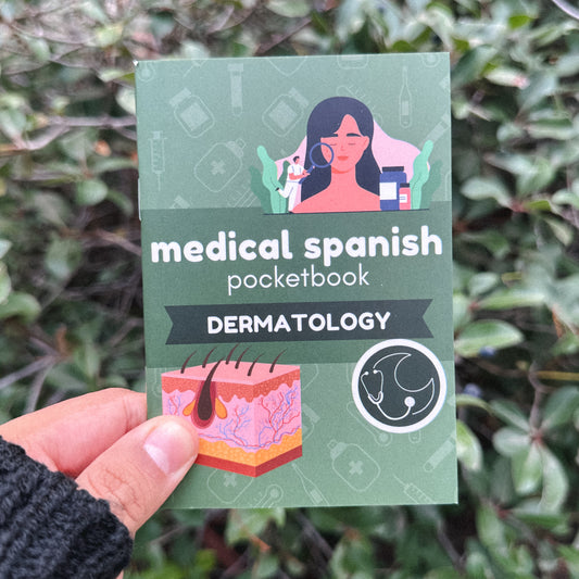 DERMATOLOGY MEDICAL SPANISH POCKETBOOK