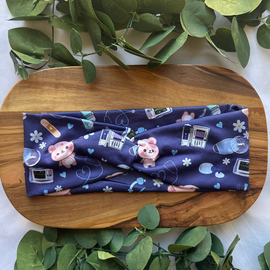 ICU BEAR THEMED HEADBAND