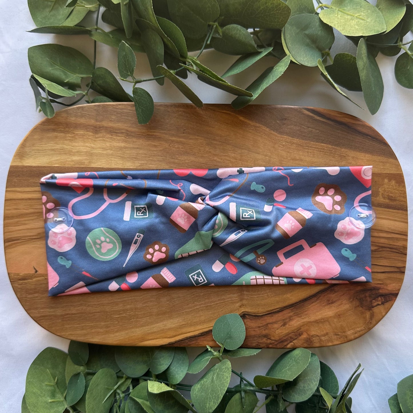 VETERINARY MEDICINE OBJECTS THEMED HEADBAND